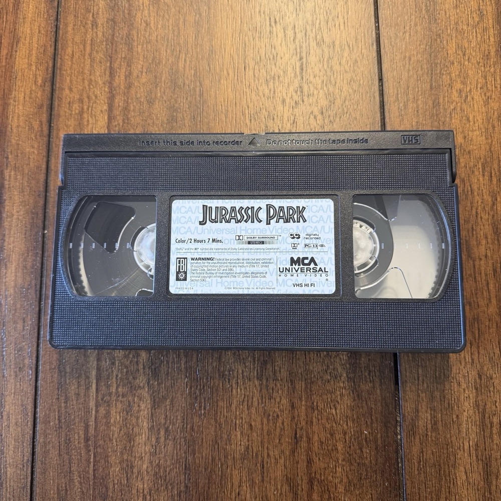 Jurassic Park by Steven Spielberg (VHS, 1993) - Picture 4 of 4